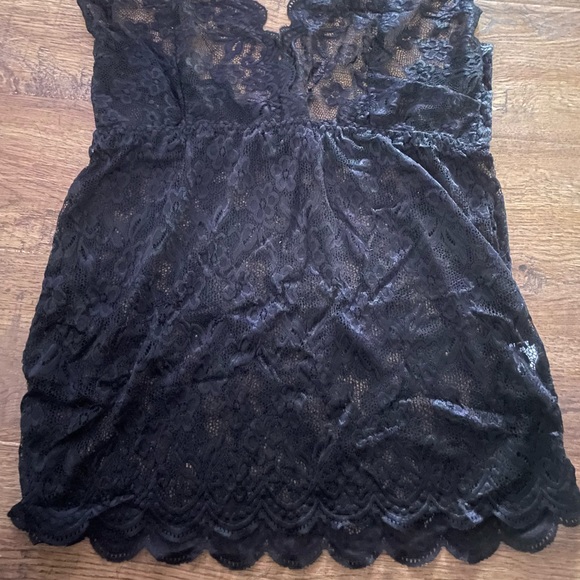 Sold!! Black lace lingerie dress 2X new - Picture 4 of 4